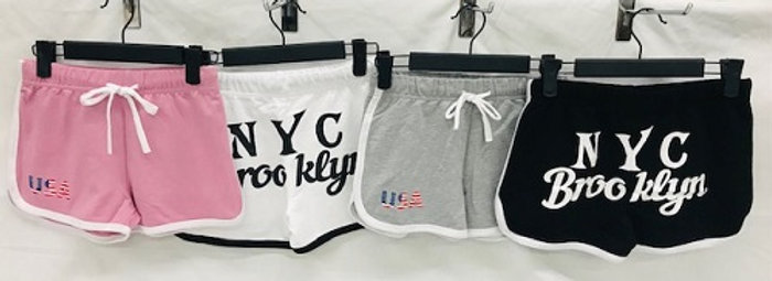 NYC Brooklyn Cotton Shorts #CL-8028 Bklyn 12 PCS/DOZEN