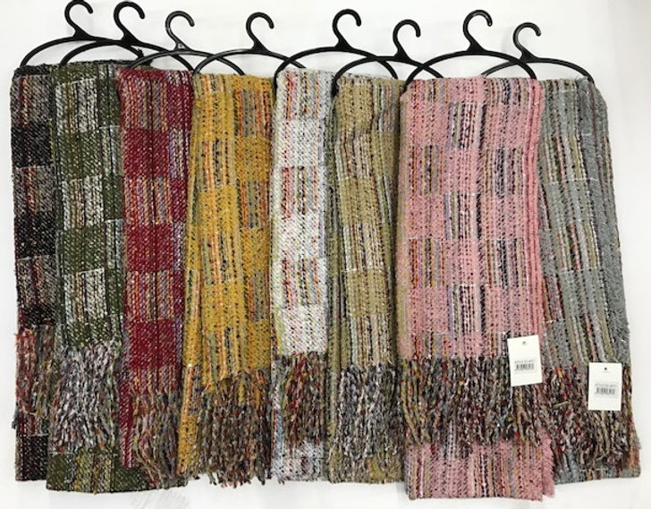 Women Fashion Plaid Scarf #SC-8515. 12 PCS/DOZEN