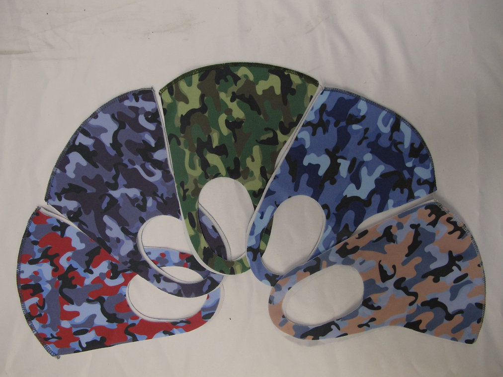Fashion Mask - Dark Camouflage 20 pcs/pack