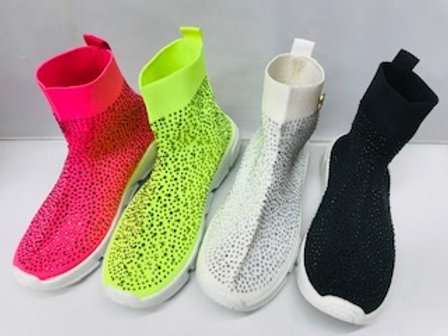 Women Stud Sock Sneaker #SL-5161