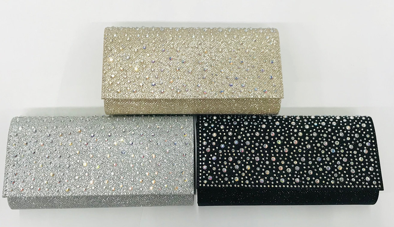 Fashion Stones Evening Bag #E-7177 12 pcs/dozen